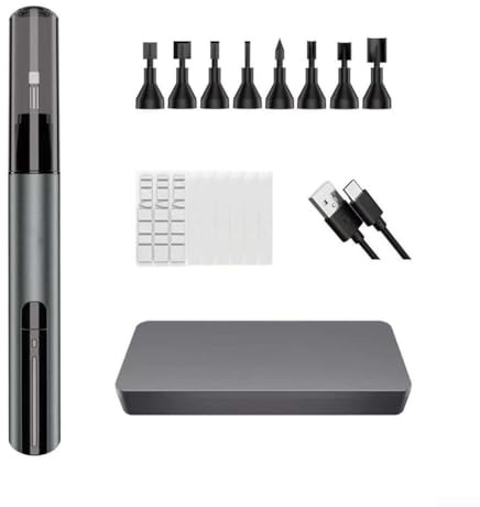 Portable Electric Polishing Pen with 7 Grit Sandpaper Set, 5400rpm Rotary Tool for 3D Printing and Fine Grinding Projects