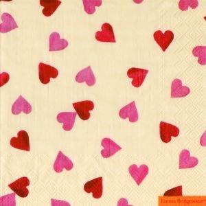 Emma Bridgewater Herzen Party/Lunch Papier Servietten/Servietten