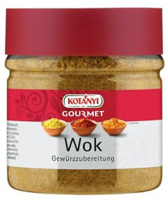 Kotanyi Gourmet Wok Gewürzzubereitung | speziell für Wok-Gerichte, feinste Gewürze und Gemüse, ca. 315g 400 ml