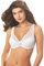 Istintiva Giulia – Reggiseno con Ferretto e rifinitura in Tulle ad Elevato Comfort | Coppe morbide Leggermente Imbottite | Spalline Regolabili | Bianco, Taglia 4C