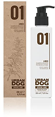 URBAN DOG 01 A-MICO Hundeshampoo 200 ml – Desinfektionsshampoo für empfindliche Haut, unterstützt Juckreiz und Schuppenbildung des Hundes