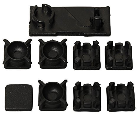 Timorn HDD Swivel Tür Kunststoff Schraube Füße Pad Cover Kit für PS3 Slim Konsole (1set)
