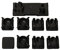 Timorn HDD Swivel Tür Kunststoff Schraube Füße Pad Cover Kit für PS3 Slim Konsole (1set)