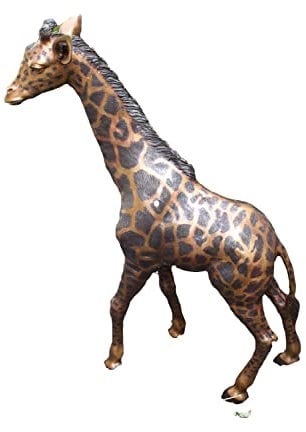 H. Packmor GmbH Bronzefigur kleine stehende Giraffe Wildtier