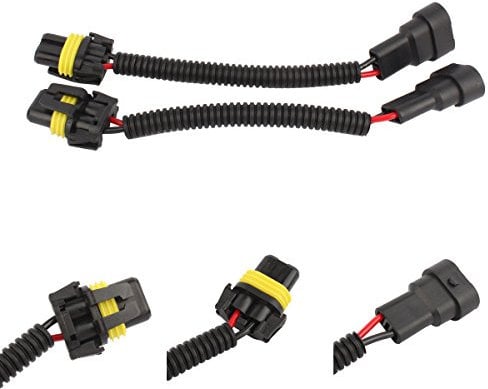 TOMALL 9005 HB3 9006 HB4 12 cm (5 inch) Erweiterung Kabelbaum Male & Buchse Adapter