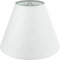 Wogati® Lampenschirm | verschiedene Größen & Farben | Weiß/Größe: S | E14 | Baumwolle | Stehlampe + Hängelampe + Tischlampe