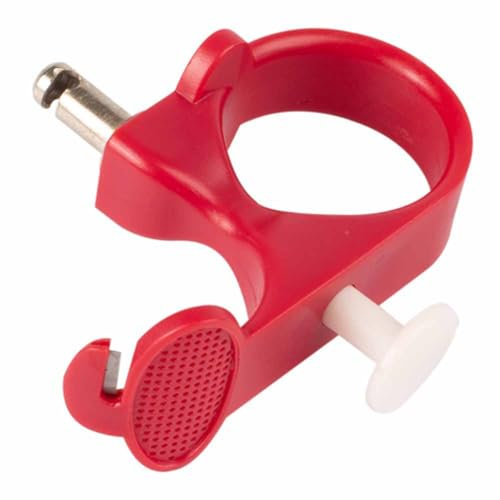 BOHIN France Tire-Aiguille 3-en-1 - Outil Multifonction pour Travaux de Tissu et Projets de Couture, Rouge - 1 Pièce