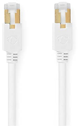 CAT6-Netzwerkkabel - RJ45 Stecker - RJ45 Stecker - S/FTP - 3.00 m - Innenbereich - Rund - LSZH - Weiss - Box