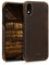 kalibri Schutzhülle kompatibel mit Apple iPhone XR - Hülle Leder - Hardcover Handy Cover Case Braun