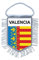 Akachafactory Wimpel mini Flagge Fahne flaggen miniflagge Spanien Valencia