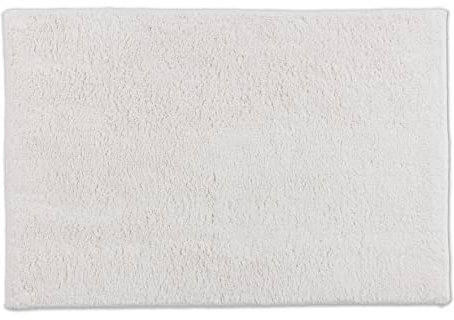 Schöner Wohnen Kollektion Badteppich einfarbig Creme 40 x 60 cm – waschbare Badematte rutschfest - 100% Baumwolle – Badvorleger Trockner geeignet – Duschvorleger Badezimmer