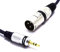 VITALCO Cable de Micrófono Mini Jack Estéreo 3,5 Macho a XLR Macho 1,5m Adaptador Audio Minijack 3,5mm TRS a XLR de 3 Pins