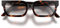 LONDON MOLE BRILLEN | Icy Lesebrille | Rechteckige Gläser | Coole Leser | Herren Damen Unisex | Stylische Lesebrille | Federscharniere | Transparentes Rot | Vergrößerung +1,5
