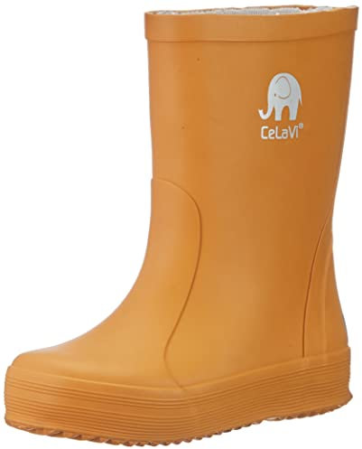Celavi Basic Wellies, Stivali in Gomma Unisex-Bambini, Buckthorn Marrone, 26 EU