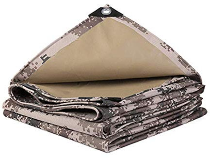 Tarpaulin Heavy Duty Waterproof Tarn Tarpaulin Heavy Duty, 4 X 3 M. Camo tarps, passend für wasserdichte gartenarbeit angeln hängematte regen fly zelt tarp footprint schelft bodentuch (Size : 5 * 5m)