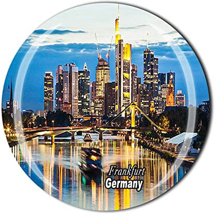 Frankfurt Deutschland Kühlschrankmagnet Kristall Touristen Souvenir Geschenkkollektion Kühlschrank Magnet Aufkleber
