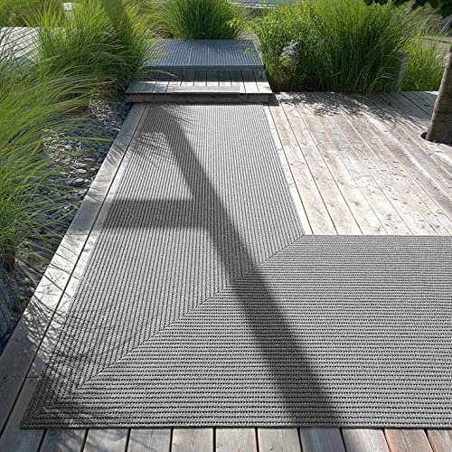 KARAT Sicherheitsmatte gegen Glätte - 120 cm Breite - rutschfeste Oberfläche aus PVC-Granulat - Unico - einfach zu schneiden & zu verlegen - Antirutschmatte - Made in Germany (120 x 100 cm, Stein)