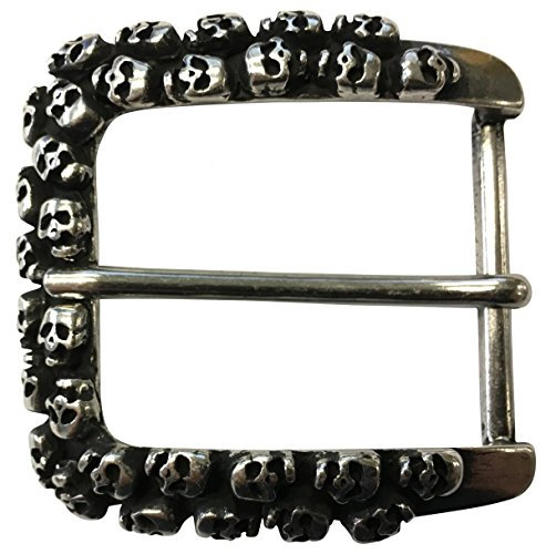 BELTINGER Gürtelschnalle Death Thorn 4,0 cm | Buckle Wechselschließe Gürtelschließe 40mm | Dorn-Schließe | Wechselgürtel bis 4cm | Silber