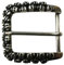 BELTINGER Gürtelschnalle Death Thorn 4,0 cm | Buckle Wechselschließe Gürtelschließe 40mm | Dorn-Schließe | Wechselgürtel bis 4cm | Silber