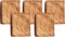 5x Original Aleppo Seife 50%-50% - mit Olivenöl 50% Lorbeeröl 50% fürs Haar Gesicht & Körper 100% Naturprodukt Vegane – Alepposeife Olivenölseife