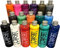 KLAMOTTEN STORE Pintura de pintura para rellenar, color negro, botella de plástico de 200 ml, pintura a base de alcohol, brillante, líquido dope líquido