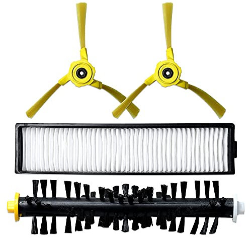 Hauptbürste Wischtuch Seitenbürsten Filter for LG Hom Bot VR6270LVM VR65710 VR6260LVM Serie Roboter Staubsauger Zubehör (Color : B)