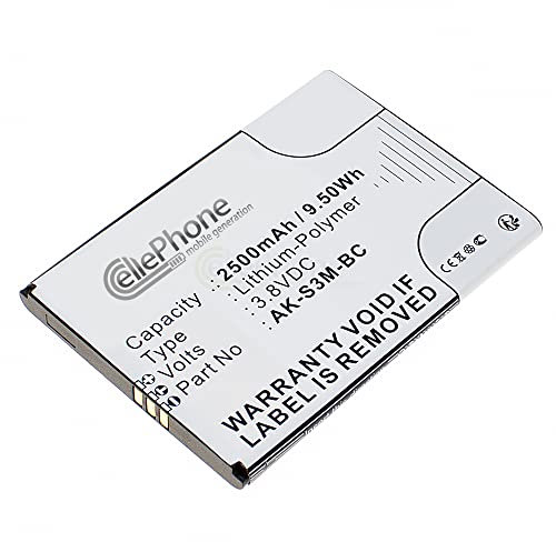 cellePhone Akku Li-Polymer kompatibel mit Emporia Smart.3 Mini - Smart.4 (Ersatz für AK-S3M-BC)