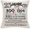 Bommex 25 Jahre Ehe Geschenk 25. Hochzeitstag Kissen Abdeckung Keepsake Dekoration Geschenk für Paare Eltern Frauen Männer Mama Papa Ehemann Frau Oma Opa Tante Onkel Freunde (25. Jahrestag)