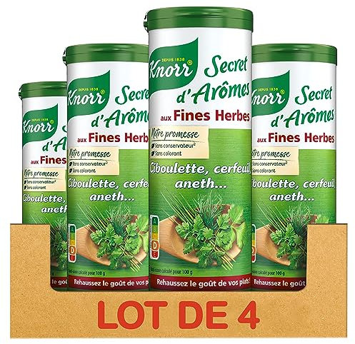 Knorr Secret d'Arômes Fines Herbes 60g - Lot de 4
