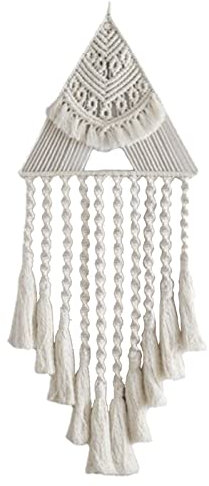Dreieck-Traumfänger | Dreieck Quaste Boho Home Decor Boho Hintergrund,Traumfänger-Dekoration mit Quaste, Traumfänger-Wanddekoration für Schlafzimmer, Wohnheim, Kinderzimmer Geruwam