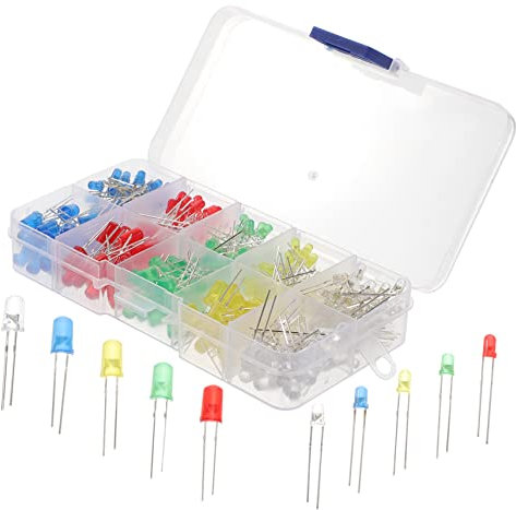 UKCOCO 1 Satz Led-diode Led-kit Mini-led-leuchten Zum Basteln Led-leuchtdioden Für Wissenschaftsprojekte Led-leuchtdioden Für Experimente Winziges Led-licht Legierung Komponente Miniatur