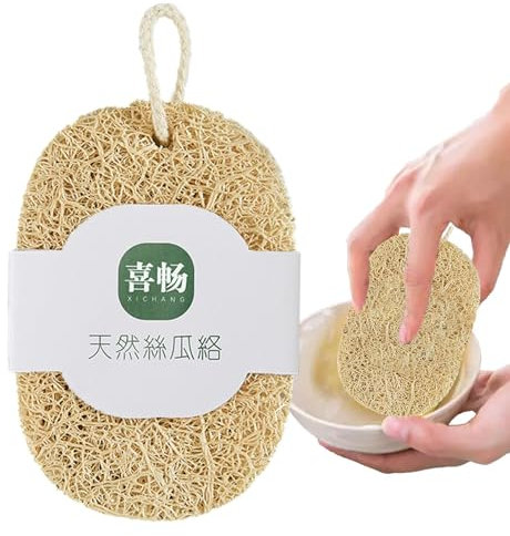 TROONZ Dish Washing Loofahs | Dishwashing Cleaning Kitchen Sponge,Scratch-Resistant Loofah Dishwashing Cloth Scrub Pad for Plates Cookware Dishes
