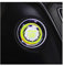 CGEAMDY Engine Startknopf Abdeckung, Diamant Auto Motor Start Stop Button Ring, Start Stop-Taste Schutzabdeckung, Crystal Start Button Zündung Schutzabdeckung(Gelb)