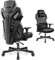 OneGame Video Gaming Stuhl, Atmungsaktiver Computer Racing Style Drehstuhl Verstellbare Rückenlehne Ergonomischer Gamer Desk Chair mit Lendenwirbelstütze, Schwarz