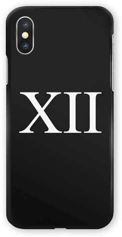 Personalised Initial Phone Case For Apple iPhone 16, 15, 14,13, 12, 11, Pro Max, Mini, XR, XS, SE White Bold Initials Phone Case, Soft Black Gel TPU Phone Cover
