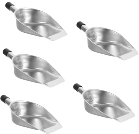 STOBAZA 5piezas Pala De Basura De Inoxidable Shovel Portátil Para Limpieza De Escritorio Pala Creativa Para Cocina y Hogar Herramienta Multiusos Para Recoger Basura y Alimentos