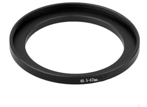 TUBBEK Aluminium Schwarz Step Up Filter Ring 40,5mm-67mm 40,5-67mm 40,5 zu 67 Adapter Objektiv Adapter for Canon for Nikon for Sony DSLR Kamera Objektiv