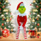 Grinch Green Weihnachtswichtel Elf on The Shelf Doll Weihnachtsdekorationen Kuscheltier Wichtel Weihnachtself Weihnachtsdeko Weihnachten Lustige Elfen Plüsch Elf Frech für den Weihnachtsbaum