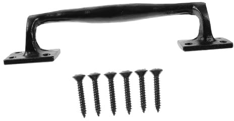 ANDRESLAD Scheunentorgriff Aus Gusseisen Doppelseitiger Türgriff Vintage Metallgriff Für Garagentor Schiebetürgriff Antiker Torgriff Passend Für Scheunentore Und Massivholztore