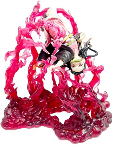 WKxinxuan Demon-Slayer Figuren, 25CM Nezuko Figuren, Anime Figuren Kimetsu No Yaiba Figur Nezuko Spielzeug Demon-Slayer Ornamente Demon-Slayer Statue Nezuko Action Figur Geschenk für Kinder