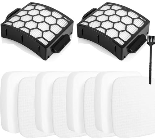 NV602UK NZ690UK Filters Replacement for Shark Powered Lift-Away NZ690UKT Anti Hair Wrap Vacuum Cleaner NV602UKT NV612UK NV612UKT NZ690UKT NZ691UK NZ691UKT NZ710UK