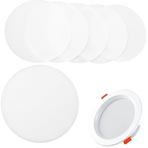 PartyKindom 6stücke Lampenschirm Ersatz Diffusor Lampenschirm Für Deckenlampen Einbaustrahler Dekorative Lichtstreuung Für Wohnzimmer Und Schlafzimmer