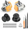 2Pcs Contrôleur d'effet Hall Sticks Compatible avec Play Station 5 PS5 Sticks Contrôleur Livré avec 2 pièces de kit de réparation de pouce Thumbstick, 3D capteur analogique Joystick pour PS5 avec outi