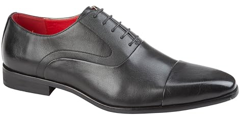 Charles Southwell Mens Stylish Lace-up Brogue Formal, Wedding, Work, Casual, Dress Shoes Sizes 6-12 (Black 2, UK Footwear Size System, Adult, Men, Numeric, Medium, 11)