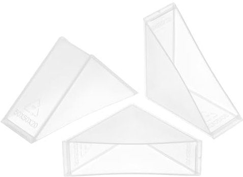 QUARKZMAN 20Pcs Protecteurs d'Angle en Plastique 20x70mm Forme d'Angle Droit Coussin de Protection d'Angle pour Protection d'Angle de Verre, Miroir, Carrelage, Blanc