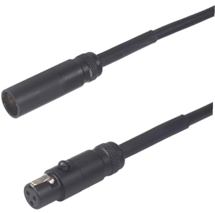 DEARMAMY Cavo Prolunga Audio Mini Xlr Maschio-femmina Metri Flessibile e Antischiacciamento con Schermatura Alta Fedeltà Compatibile con Microfoni per Video e DSLR Design Elegante e