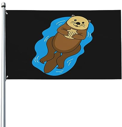 Biber Fahne Robuste Flagge Wetterbeständige Gartenflagge Für Party Hof Urlaub 3X5Ft