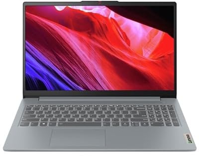 Lenovo IdeaPad Slim 3 Laptop, 15.6 Inch Full HD Screen, AMD Ryzen 5-7520U, 16GB RAM, 512GB SSD, Windows 11 Home - Versione UK