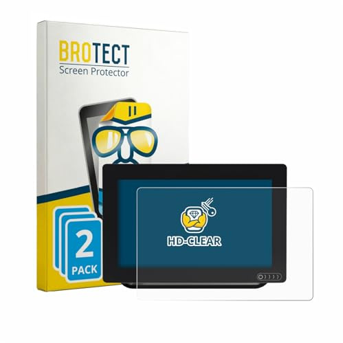 BROTECT 2 Stück Schutzfolie für Raymarine Axiom+ 9 Displayschutz Folie Made in Germany, Ultra-Klar