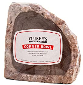 Fluker's Food and Water Reptile Corner Bowl, Medium 6, colors may slightly vary